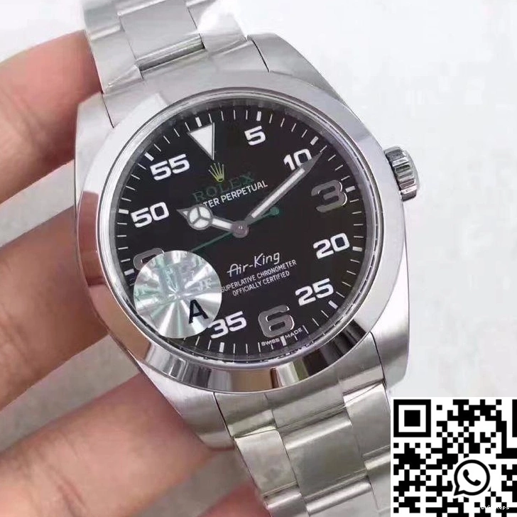 Rolex Black Air-King 116900 JF Dial Factory 1016
